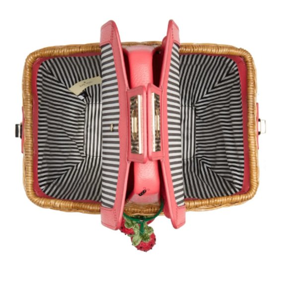 kate spade picnic perfect 3D wicker picnic basket - Picture 6 of 11